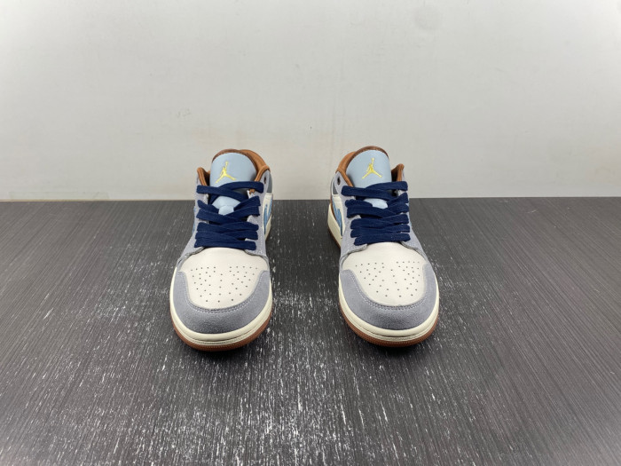 Air Jordan 1 Low SE Phantom Repaired Denim FZ5042-041