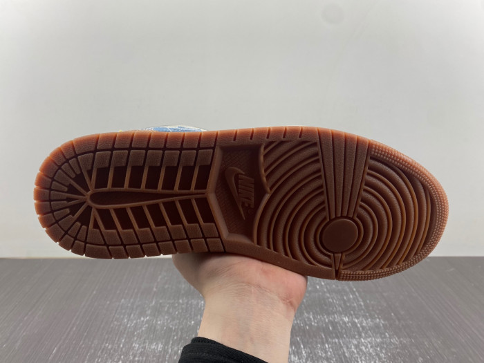 Air Jordan 1 Low SE Phantom Repaired Denim FZ5042-041